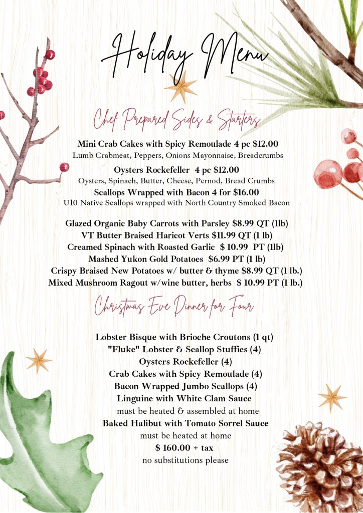 TAKEOUT & CATERING Aquidneck Meat Market